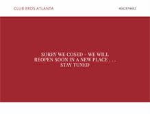 Tablet Screenshot of cluberosatlanta.net